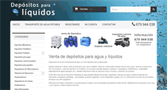 Desktop Screenshot of depositosparaliquidos.com