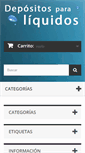 Mobile Screenshot of depositosparaliquidos.com